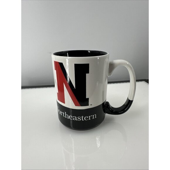 Northeastern coffee Mug In Black, White & Red (#1) - Picture 1 of 10